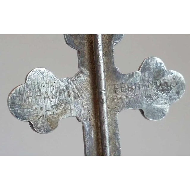 Traditional Mid 19th Century Large Indo-Portuguese Silver Mounted Frame For Sale - Image 3 of 7