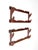 Wood Mid-Century Wooden Gun Rack Pair For Sale - Image 7 of 17