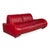 Animal Skin Two-Seater Sofa and Ottoman in Leather from Musterring, Set of 2 For Sale - Image 7 of 18
