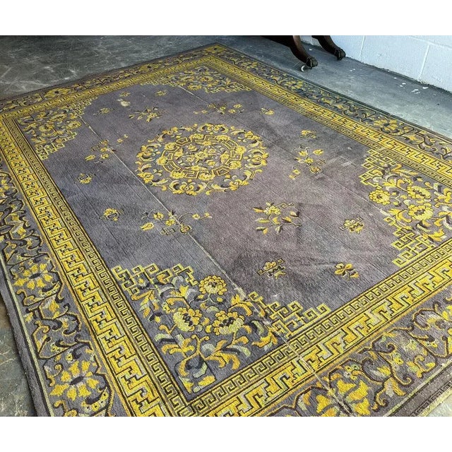 Edwardian Country House Rug / Rug 271 x 203 cms It’s a used item, has had plenty of wear, but has a great look, so show...