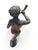 Italian Artist, Large Patinated Sculpture of a Boy Blowing a Horn, Early 20th Century, Bronze For Sale - Image 6 of 9