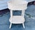 1920s Vintage 1920 Heywood Wakefield Oval Wicker Painted Planter Stand For Sale - Image 5 of 9
