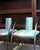 Vintage Postmodern Sculptural Chairs | Black Metal, Geometric Upholstery, Memphis Style For Sale - Image 4 of 6