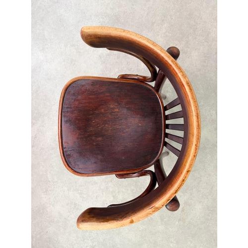 Art Nouveau Viennese Bentwood Seating Suite from Gebrüder Thonet, 1890s, Set of 3 For Sale - Image 17 of 18