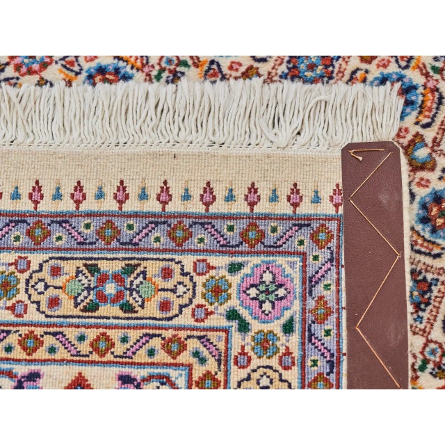 2000 - 2009 Hand-Knotted Middle Eastern Moud Rug For Sale - Image 5 of 8