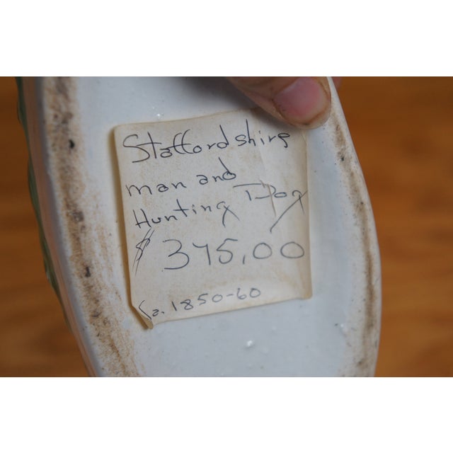 Antique Staffordshire Troubadour Man & King Charles Spaniel Figurine For Sale - Image 12 of 12