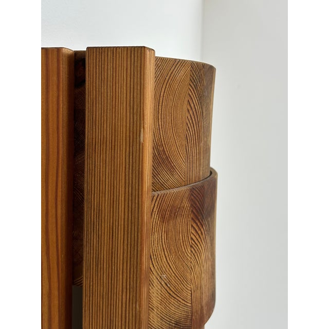 Vintage Pine Wall Light, Sweden, 1970 For Sale - Image 4 of 11