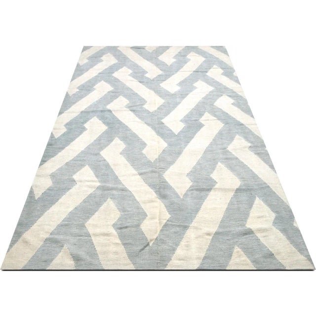 Contemporary Egyptian Kilim Rug For Sale - Image 4 of 5