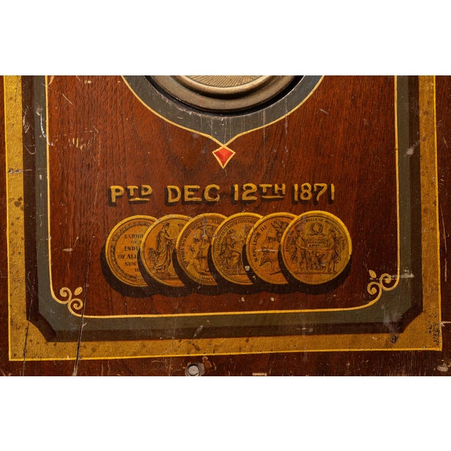 1870s Herring and Co Dexter Combination Safe Panel For Sale - Image 4 of 7