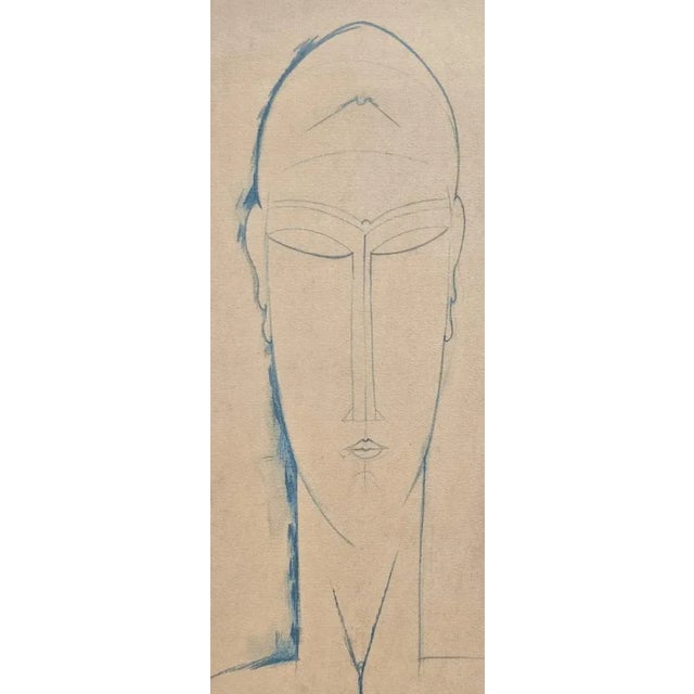 A. Modigliani, Testa di Cariatide, Lithograph For Sale - Image 3 of 7