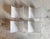 Silver Pair of Urban Electric Large Nickel Bit Sconces With Linen Shades For Sale - Image 8 of 10