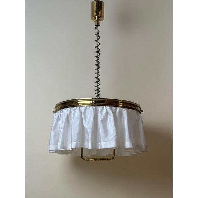 Austrian Brass Pendant attributed to Kalmar, Loos Manner, 1980s For Sale - Image 14 of 18