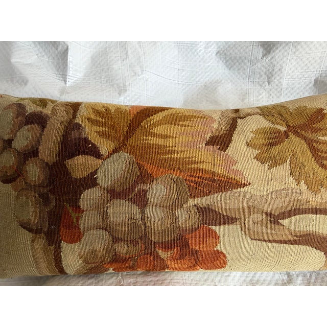 16th Century 16th Century Brussels Fruit Tapestry Pillow For Sale - Image 5 of 6
