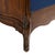 Brown Antique Rococo Carved Wood Hall Bench With Upholstered Back and Seat For Sale - Image 8 of 8