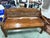 Antique Carved Wooden Bench / Settee With Upholstered Seat For Sale In Denver - Image 6 of 6