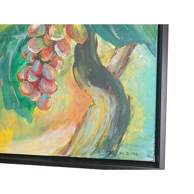 Elena Efa, Vineyard Diptych Between the Vines, 2026, Acrylic on Canvas For Sale - Image 6 of 12