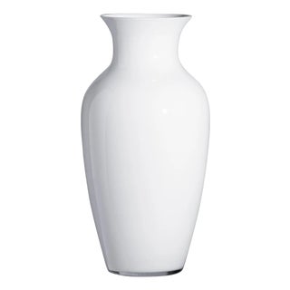 Carlo Moretti Cinesi Vase in White For Sale