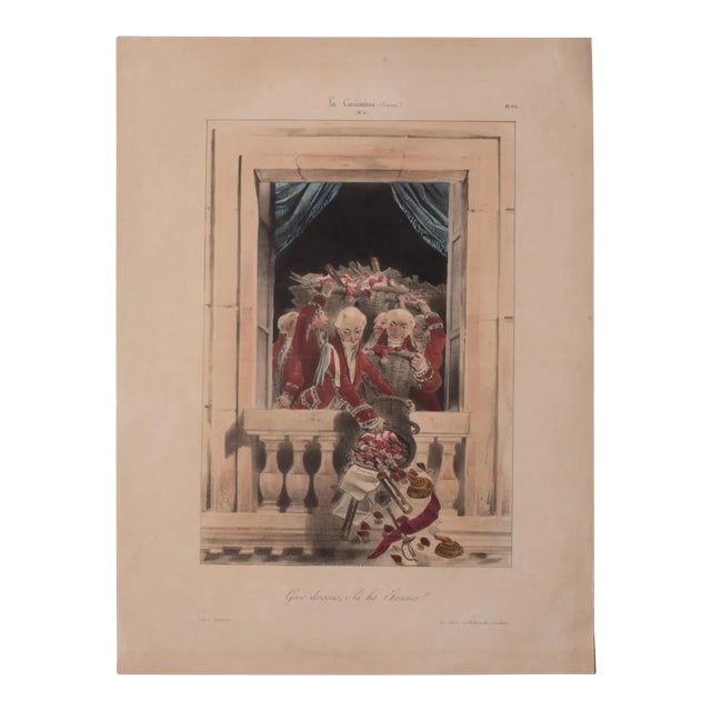 Unknown, Gare Dessous, Lithograph, 19th Century For Sale