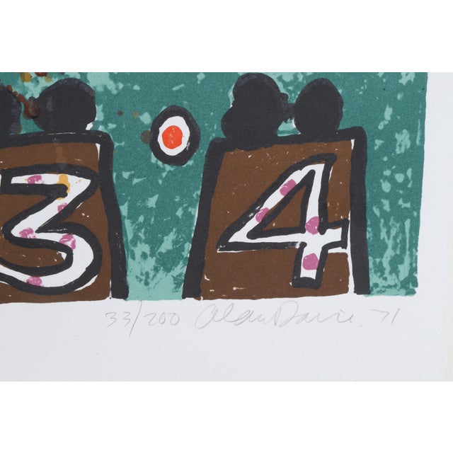 Abstract Expressionism Alan Davie, Olympische Spiele Muenchen, Lithograph For Sale - Image 3 of 4