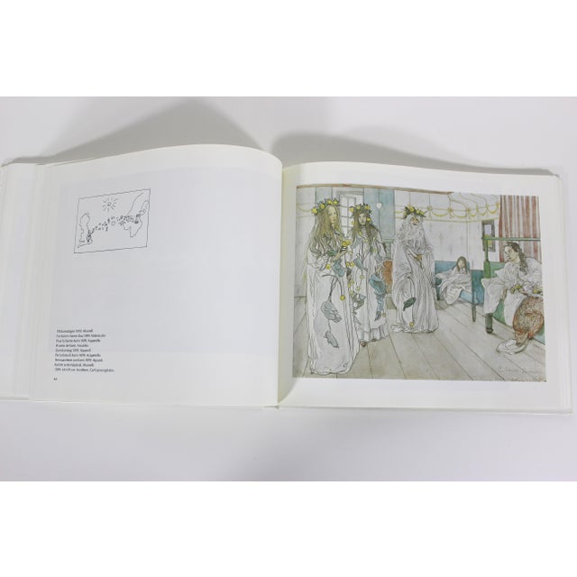 White 1985 Carl Larsson Hard Cover Book Swedish Art Artist English French Multi Language For Sale - Image 8 of 12