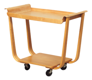 Rolo PB01 Serving Trolley in Birch by Cees Braakman for UMS Pastoe, 1950s