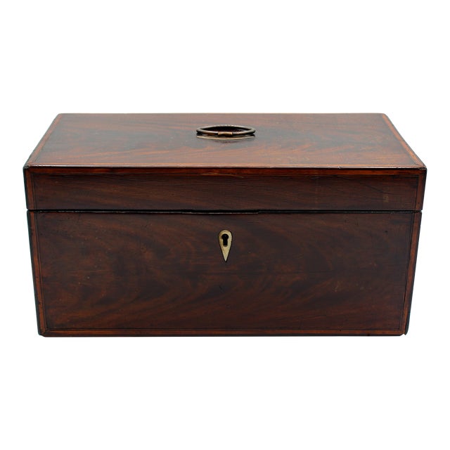 Circa 1790 English George III Period Tea Caddy Box For Sale