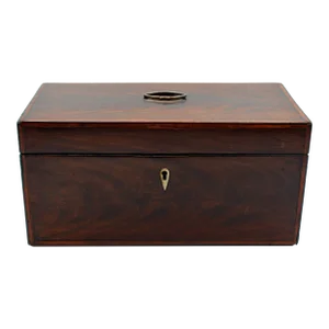 Circa 1790 English George III Period Tea Caddy Box