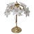 Hollywood Regency Murano Glass Floral Table Lamp, Italy, 1970s For Sale - Image 11 of 11