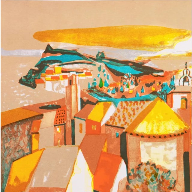 'Village Du Var, Côte D'Azur' by George Lambert, Academie Chaumiere, France, Benezit For Sale - Image 10 of 11