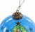 Metal Hand-Painted Blown Glass Christmas Ornaments, Eastern Europe, 1950s, Set of 4 For Sale - Image 7 of 9