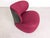 Red Armchair with Lilac Upholstery by Eoos for Walter Knoll For Sale - Image 8 of 11