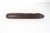 This hand carved face mask is long and narrow. The smooth dark wood has nice graining. There is a notch at the top on the...