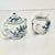 Ink Blue 1970s Vintage Japanese Chinoiserie Meissen Blue Danube Creamer & Covered Sugar For Sale - Image 8 of 14
