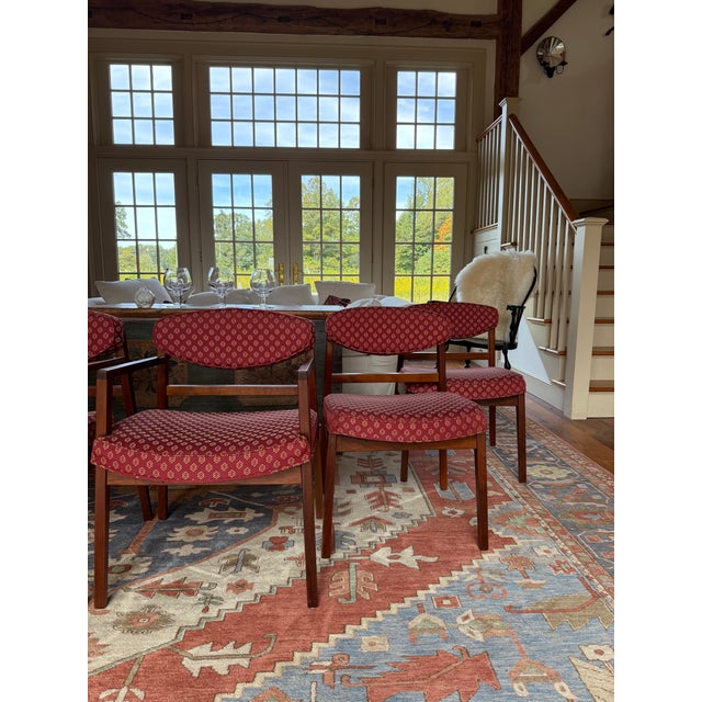 Brown 1950s Stunning George Nelson for Herman Miller Dining Chairs (6) For Sale - Image 8 of 13