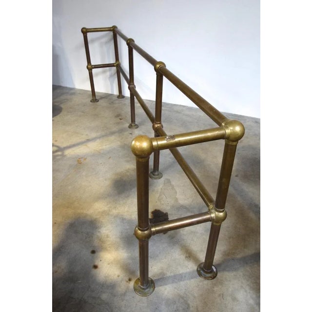 Vintage Brass Theater Guardrail, 1920s For Sale - Image 13 of 13
