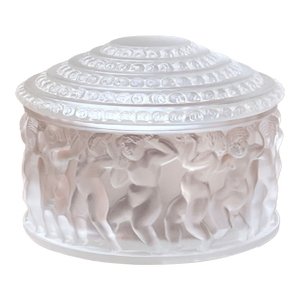 Vintage Lalique Crystal Enfants Box