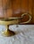 French Country Vintage Mid 20th Century French Brass Compote With Koi Fish Handles For Sale - Image 3 of 6