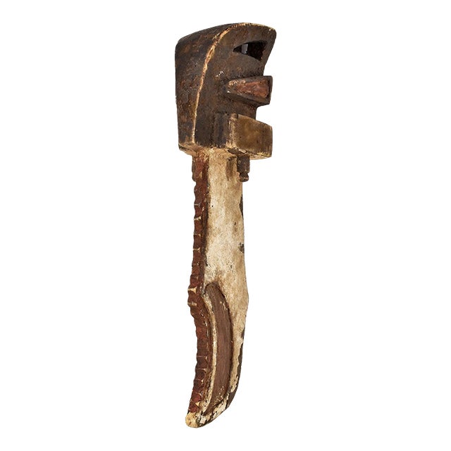 Early 20th Century Mambila Crow Mask Cameroon For Sale