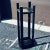 1980’s Modern Lane Black Lacquered Plant Stand Pedestal For Sale In Philadelphia - Image 6 of 8