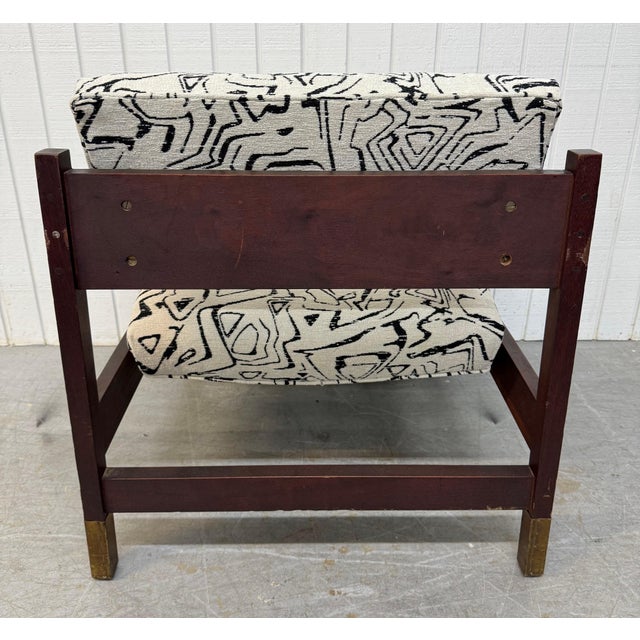 Mid 20th Century Mid-Century Modern Rosewood Arm Chair For Sale - Image 5 of 8