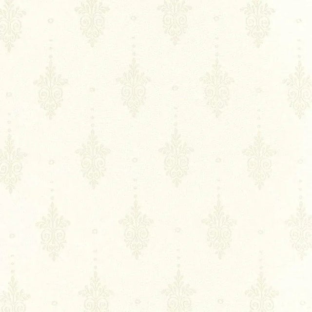 Sample- Schumacher Genevieve Madras Sheer Fabric in Ivory For Sale