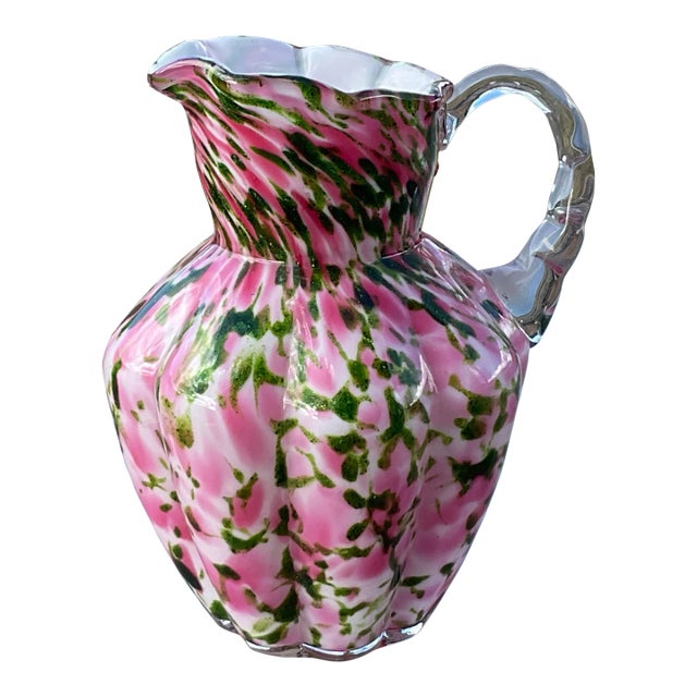 1950s Fenton Vessel of Gems Pitcher For Sale