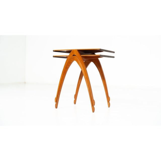 Gacela Stackable Side Tables by Oscar Tusquets Blanca for Driade, 1991, Set of 2 For Sale - Image 9 of 11