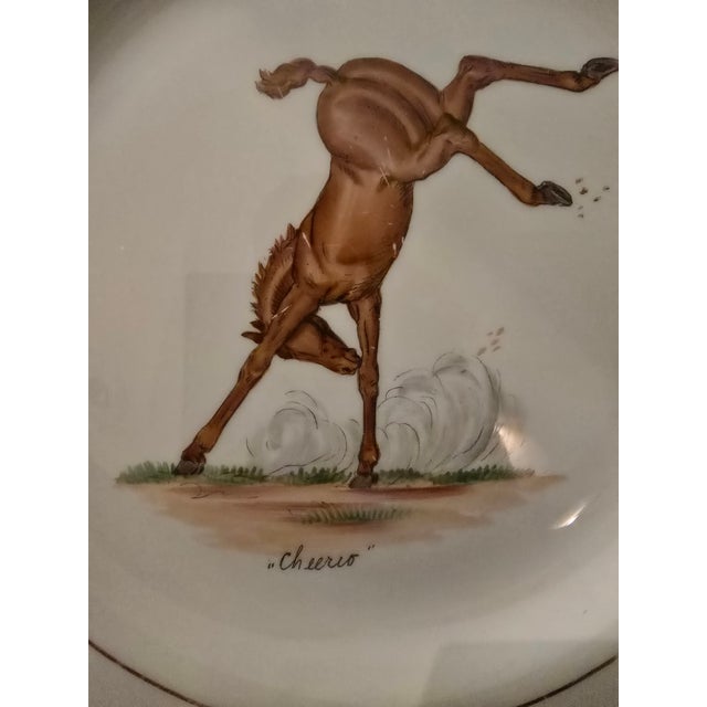 1950s Pickard China Plate by Crest Studios For Sale In Tampa - Image 6 of 8