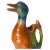 Majolica Duck Mallard Picther from Keller et Guerin Saint Clement, France, 1890s For Sale - Image 3 of 10