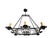Antique French Wrought Iron Chandelier Circa 1920’s For Sale In Los Angeles - Image 6 of 10