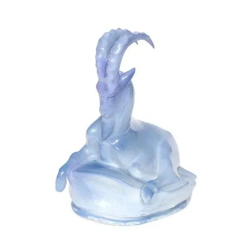 Porcelain Figurine of Mountain Goat For Sale - Image 3 of 12