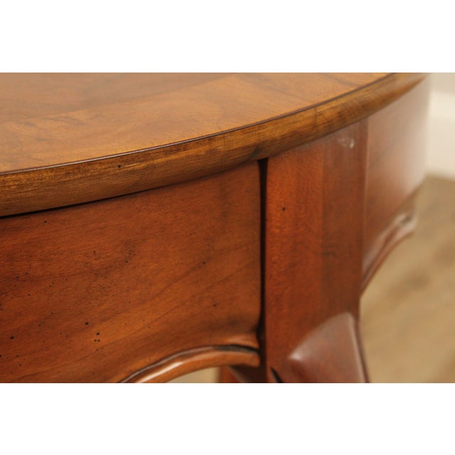 Baker Furniture French Country Style Walnut Side Table For Sale - Image 15 of 18