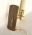 1980s Brass Wall Sconce With Faux Candle For Sale - Image 4 of 6
