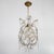 Maria Theresa style crystal pendant.